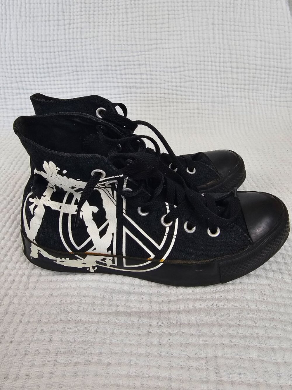Converse Chuck Taylor All Star * Peace/Anarchy Limited Edition * Women's 8/Men 6 - Picture 6 of 13